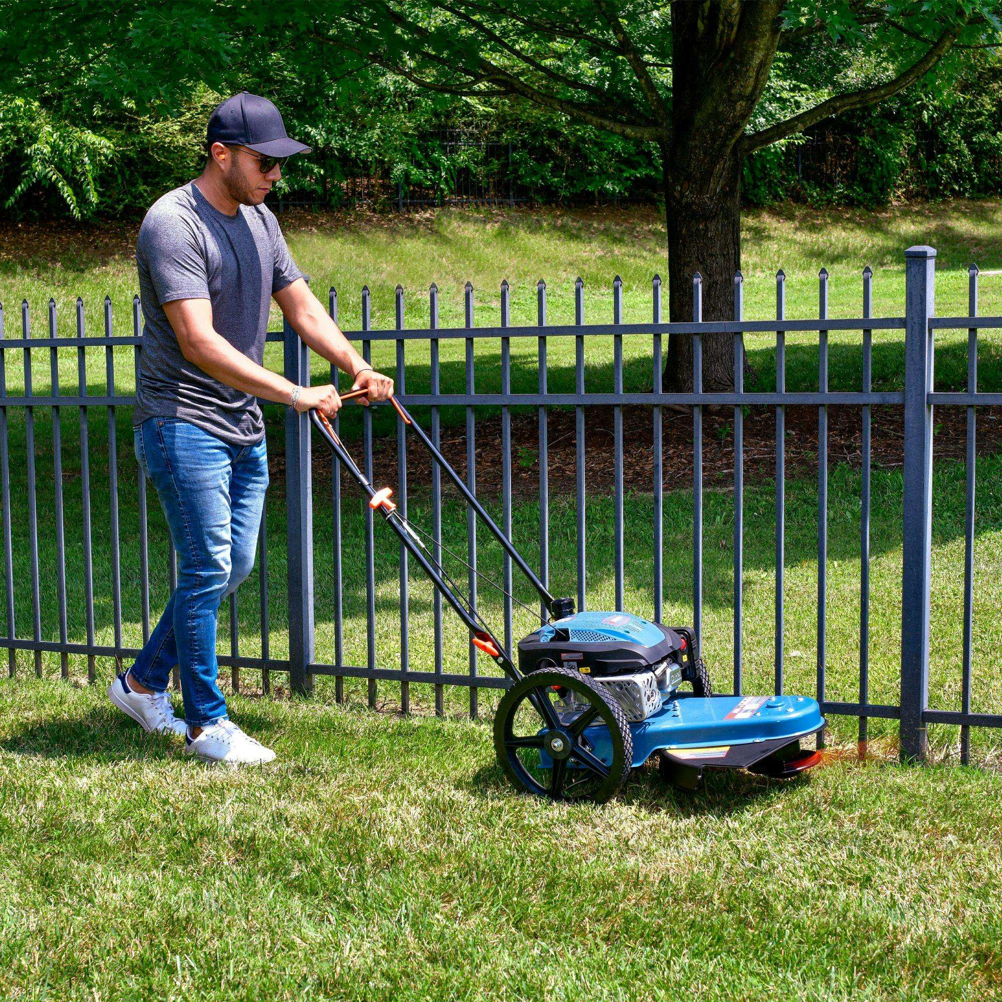 SENIX 22" 160cc 4-Cycle Gas Powered High Wheel String Trimmer | String Trimmers | SENIX Tools